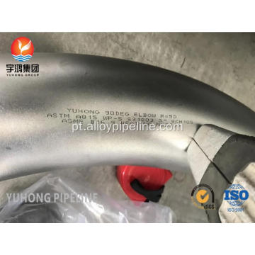 Cotovelo de aço inoxidável duplex ASTM A815 S31803